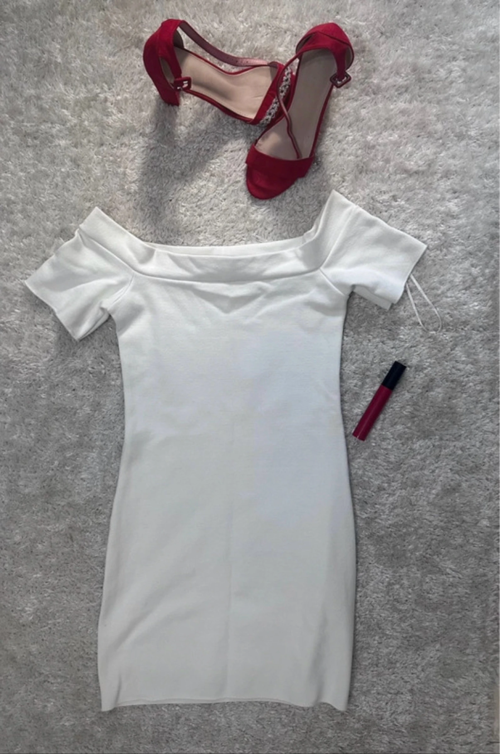 Vestido blanco Zara 